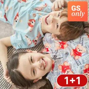 1 +1 알럽키즈 쿨 아이스 주니어 아동 5부 잠옷 실내복 내의 파자마 홈웨어 상하세트