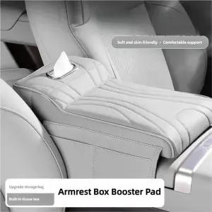차량용테이블 차량 차량용 팔걸이 박스 부스터 패드 메모리 폼 커버 포켓