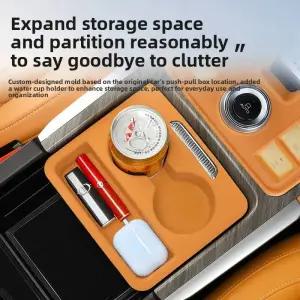 차량용테이블 중앙 제어 박스 핸드레일 탱크 500 Hi4-Z Hi4-T 차량 실리콘 패드 컵 홀더