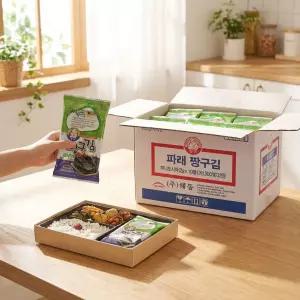 해동 짱구 미니도시락김 2gx10봉x30팩(1박스)