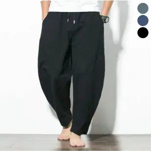 남자 배기팬츠 루즈핏 밴딩 캐주얼 항아리 바지 3색