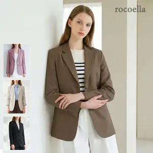 로코엘라 시오 프리미엄 프렌치린넨 100 여성 싱글 자켓
