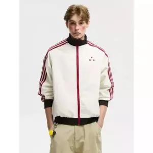 EAMT 자켓 야상 남녀 스포티 차이나 스트라이프 코트 커플 남친 가을 캐주얼 빈티지 YJ3