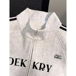 EAMT 남사친 가을 차이나 풀오버 코트 남녀 레터링 프린트 커플룩 YJ3