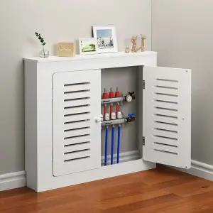 가리개 우드 라디에이터 덮개 분배기커버 발코니 하부