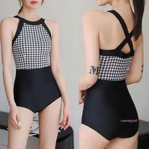 하운드체크 바캉스 워터파크 캡내장 수영복pqr723