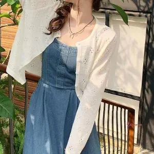 썸머 여름가디건 펀칭nop455