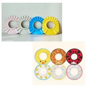 아가드 아기 샴푸캡 핑크 베이지 어린이 샴푸모자 욕실용품 선물용 버블 실리콘 샴푸캡