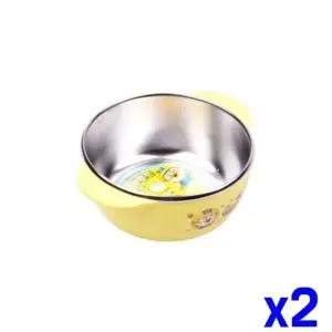어린이집 스텐 밥그릇 아동용 공기 유아 x2개