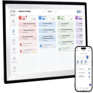 15.6인치 스마트 디지털 캘린더 프레임 모바일 상호 연결 가족 사진 앨범 아트워크 디스플레이 전자 안무
