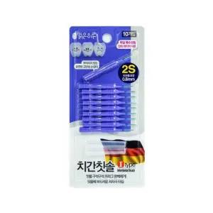[하프클럽/알티피아]치간칫솔 I타입 10개입 2S(0.8mm) 맑은하루