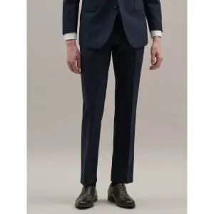 갤럭시 Galaxy 울 체크 레귤러핏 수트 팬츠 네이비 GA5302UA3R 1240068