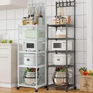 [SBD] 이동식 수납선반 욕실 주방 수납장 철제 틈새 앵글 정리대