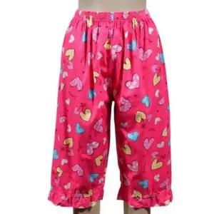 해피 캐릭터 여성 러플 밴딩 8부 팬츠 팬츠 슬립 여름 바지 양