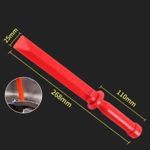 네개의 나일론 타이어 밸런스 웨이트 스크래퍼 긁개 도구(윤곽이 잡힌 블레이드 헤드 포함)는 사용 중 휠