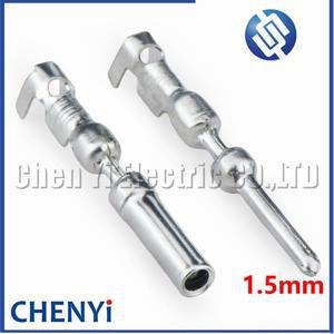 50 피스 1.5mm 시리즈 여성 OR 남성 자동 커넥터 압착  핀 터미널 DJ224-1.5A G328 E7EB-14487-AA
