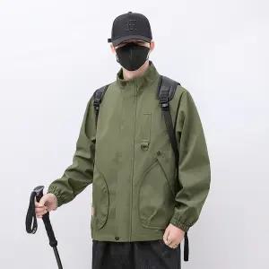 EAMT 남사친 캐주얼 점퍼 루즈핏 봄가을 자켓 트렌치코트 바람막이 얇은 YJ3