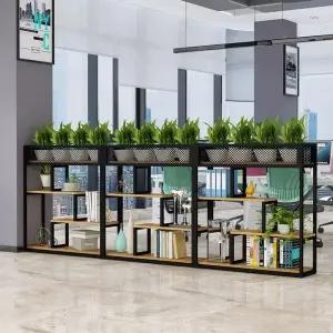 파티션 책장 사무실 가벽 오픈형 책꽂이 모노 심플 전면책장