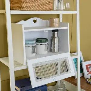 밀키 1단 철망수납장 원목가구 인테리어가구 디자인가구