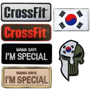 와펜 탈부착) 와펜 와펜패치 크로스핏태극기 크로스 와펜 와펜패치 크로스핏태극기