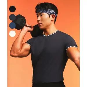 MUSINSA STANDARD SPORTS 드라이액트 머슬핏 넥포인트 숏슬리브 (4color) 108825