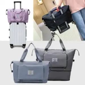 폴딩 보스턴백 장바구니 숄더백 접이식 토트백 대용량 여행가방 확장형가방 레디백