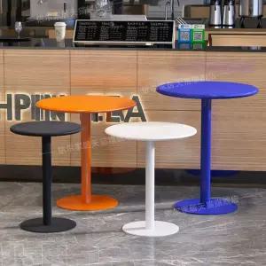 소파 침대 사이드 스탠드 원형 카페 매장 미니테이블