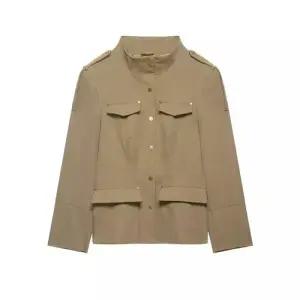 EAMT 여사친 봄 버클 싱글 코트 정장 재킷 스트랩 EUNG1