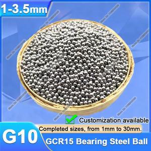 100-1000피스 G10 등급 베어링 강스틸 공 GCR15 고정밀 솔리드 소형 롤러 비드 크롬 1-3.5mm