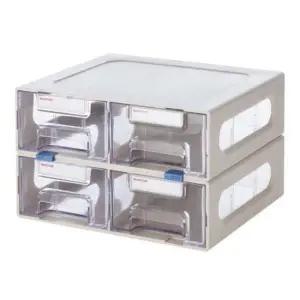 멀티박스(중형4단)문구 인주 서류함 사무 문구 서류정리 정리함