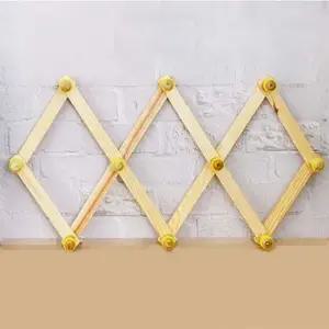 원목자바라 벽부착옷걸이 2개 모자걸이 나무옷걸이 옷걸이 바지걸이