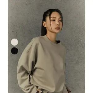 MUSINSA STANDARD SPORTS 코튼드라이 오버핏 스트링 맨투맨 우먼 (2color) 108640