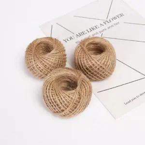 [하프클럽/알티피아]리본끈 마끈 선물 재료 포장 원형 황마 2mm