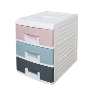 정리 파스텔서랍함3단(소) 1개 다용도정리함 미니정 다용도함 수납장 수납함 정리함 서랍장
