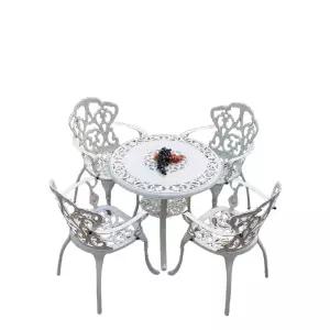 야외테이블의자세트 야외 접이식 테이블 테라스 편의점 철제 내구 실외용 알루미늄 세트 방수