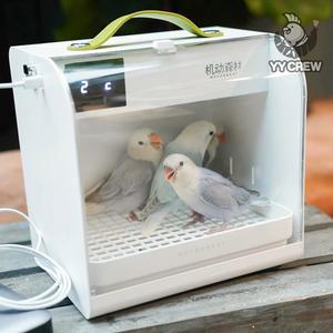 앵무새이동장 휴대용 저소음 그린 20W 육추기 앵무새육추기