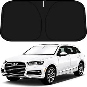 2016-2025 아우디 Q7 액세서리용 D-루미나 윈드실드 선쉐이드 전면 창문 선바이저 프로텍터 자외선 차단