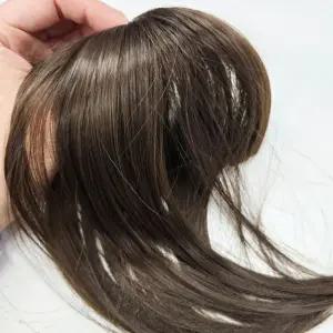 여성 헤어 스타일 자연 스러운 연출 똑딱이 원터치 프렌치 뱅