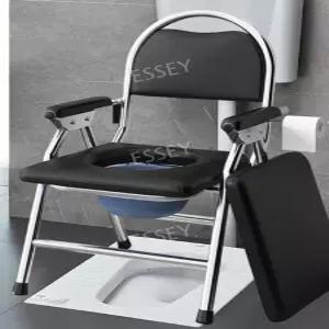 접이식 의자 두꺼운 노인용 임산부용 뚫린 변기 이동식 좌욕의자 장애인