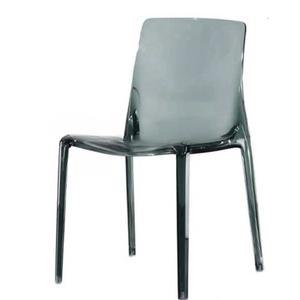 아크릴 투명의자 등받이 스툴 플라스틱 체어 유리 투명색 야외