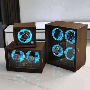 워치 와인더 4구 오토매틱 거치대 보관함 케이스 회전 시계 와치