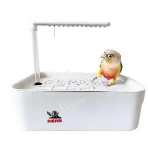 앵무새 목욕 용품 순환 자동 새 욕조 샤워 미용