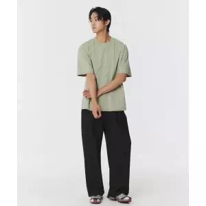 MUSINSA STANDARD SPORTS 퀵드라이 핀턱 와이드 팬츠 (블랙) 108083