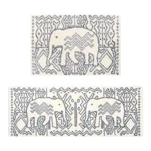 [골드스마일]잉카코끼리 현관러그 베란다 주방바닥 극세사 발매트 씽크대매트