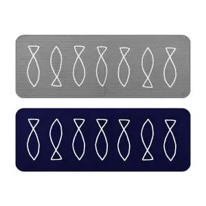 [골드스마일]모노피쉬퀼트 면발매트 싱크대매트 주방러그 대형순면 씽크대매트