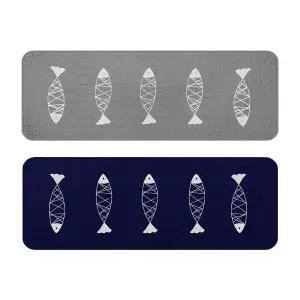 [골드스마일]스칸디피쉬퀼트 순면발매트 발닦개 입구 롱매트 대형 씽크대매트