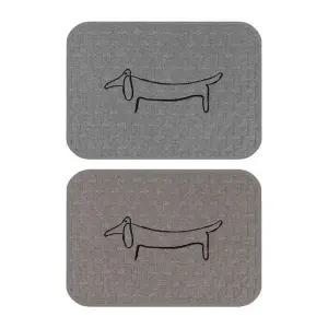 [골드스마일]강아지퀼트 싱크대발판 미니타올 면발매트 귀여운매트 씽크대매트