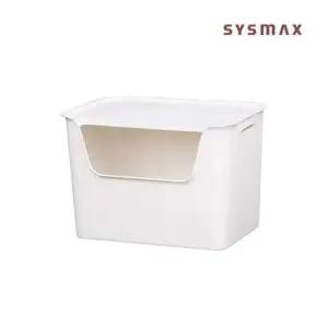 A EL 리빙박스 대-아이보리 1P 정리박스 공간박스 AEL리빙박스 아이보리리빙박스 시스맥스