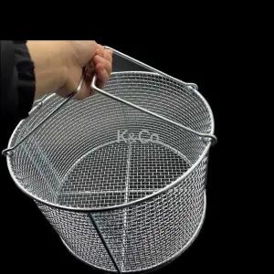 mm 매쉬망 철망 소쿠리 구멍 스텐바구니 원형 곡물 채반