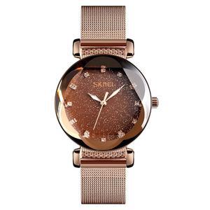 고사사 패션 여성용 럭셔리 다이아몬드 시계 - 캐주얼 쿼츠 손목시계, 스테인리스 스틸, 심플한 스타일, 방수, 우아한